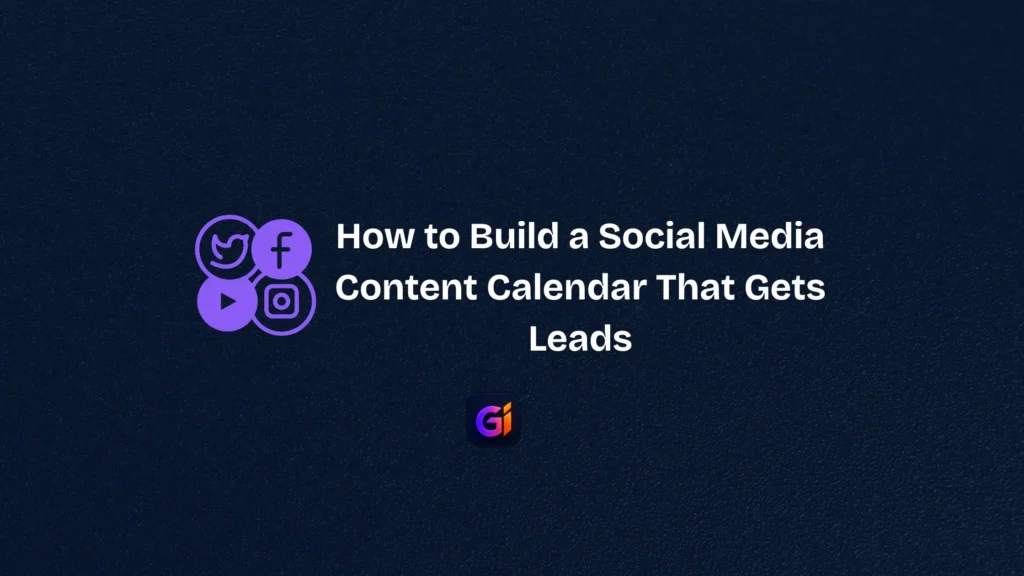 social media content calendar