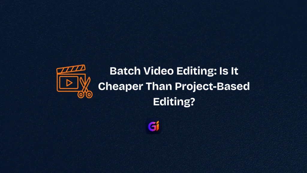 Batch video editing