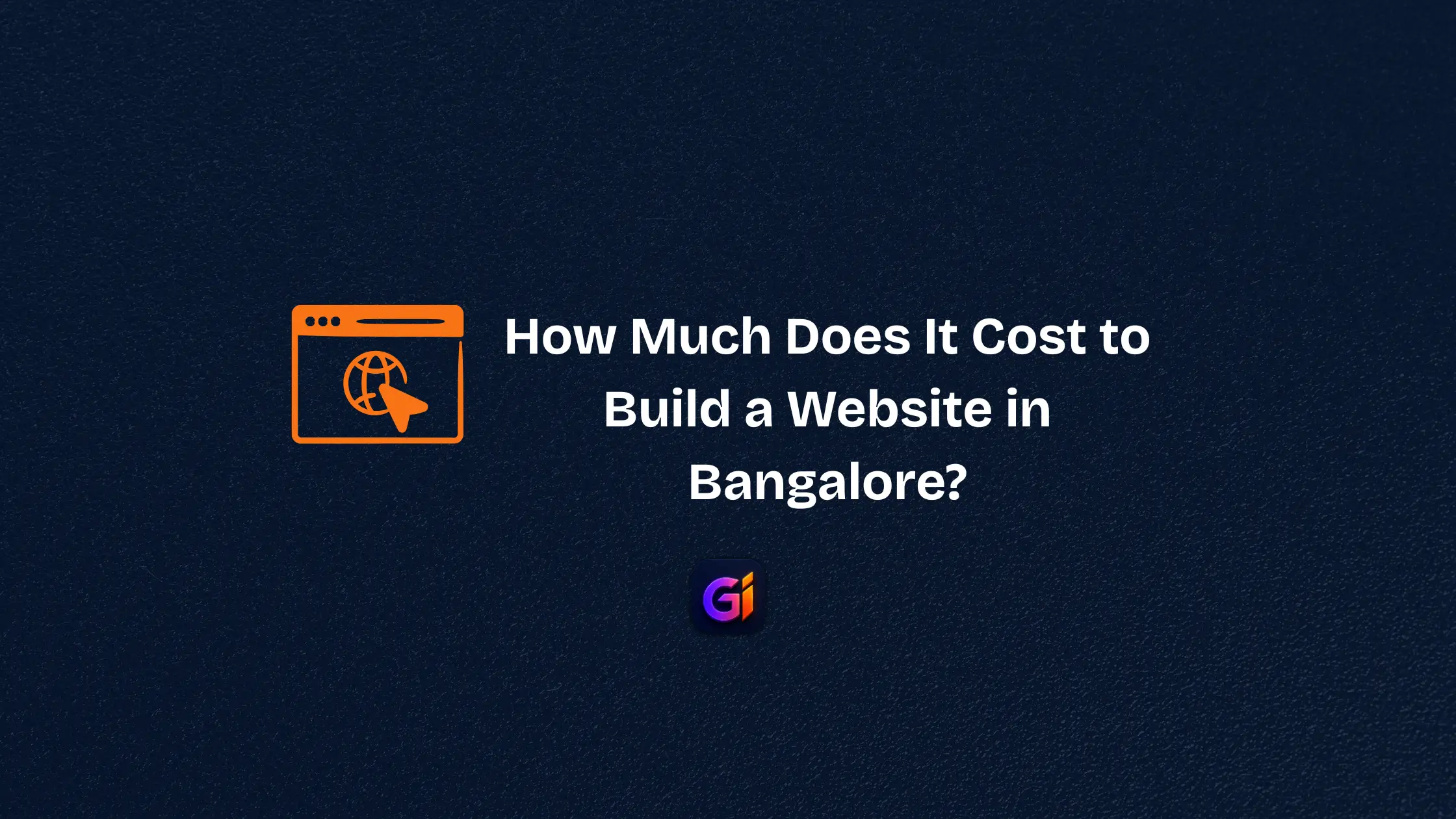 Website design cost in Bangalore