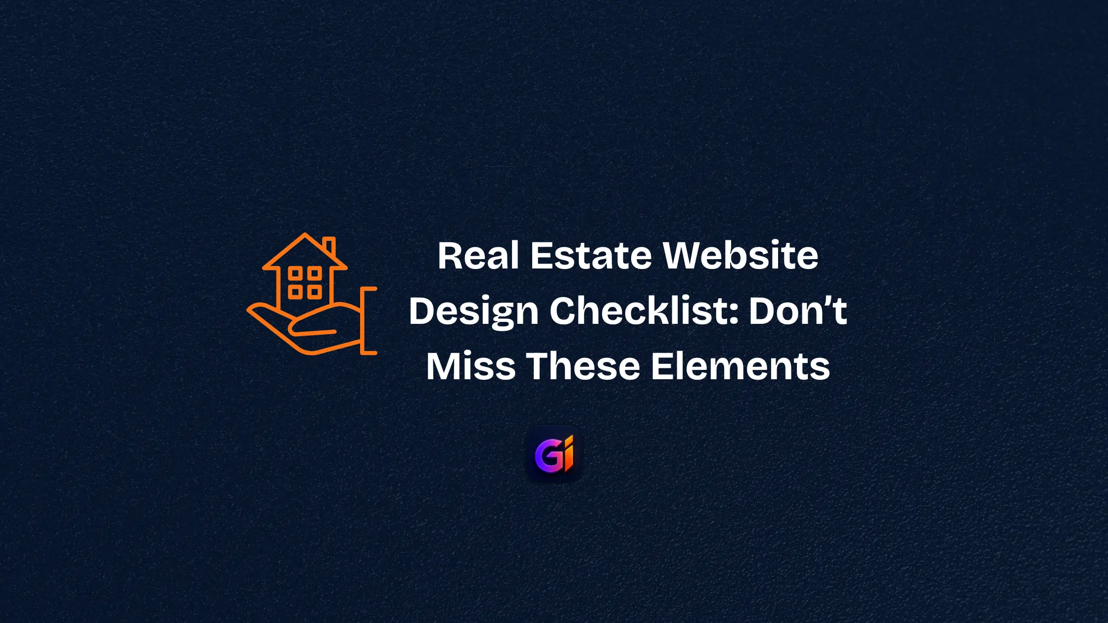 Real estate website design