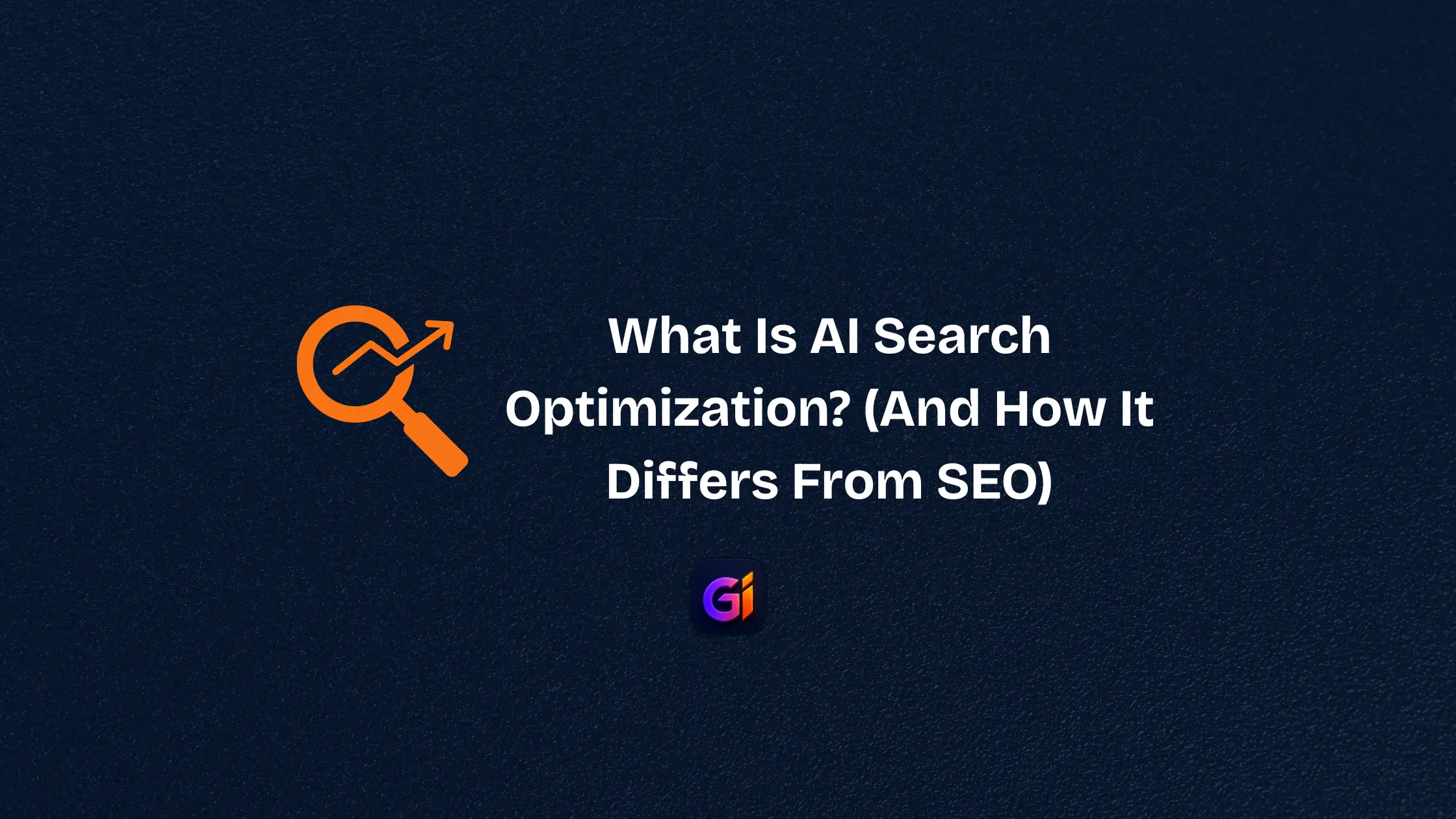 What is AI search optimization